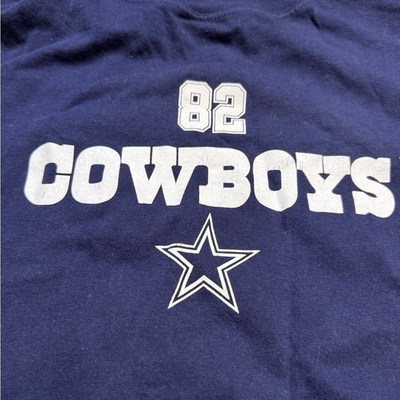 ⭐ Dallas Cowboys Jason Witten #82 Navy Tee Youth L ⭐ - Picture 3 of 4